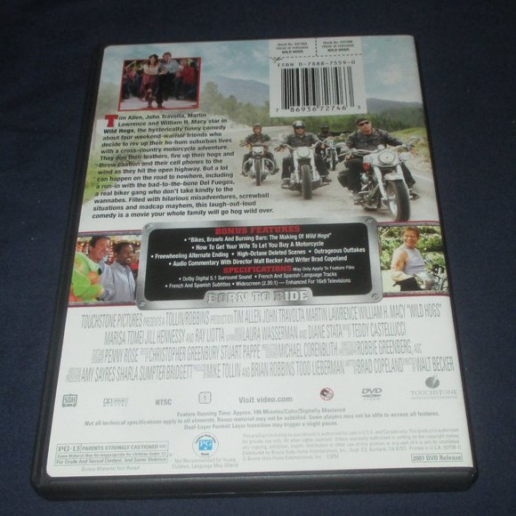 Wild Hogs (DVD, 2007, Canadian, Widescreen) - Picture 5 of 5